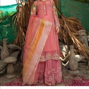 Pakistani designer dress. Beautiful sharara